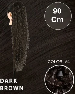 Sale Coda extra long 90cm Riccia con Coulisse vari colori Code Per Bionde|Code Basi Castane