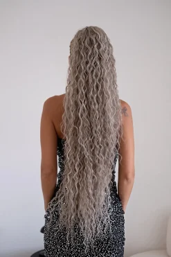 Sale Coda extra long 90cm Riccia con Coulisse vari colori Code Per Bionde|Code Basi Castane