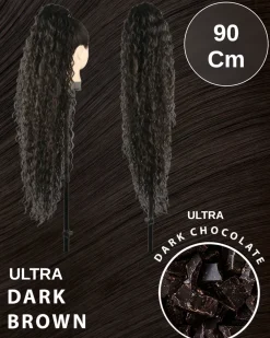 Online Coda extra long 90cm Riccia con Coulisse Nero naturale #2 Code Basi Nere