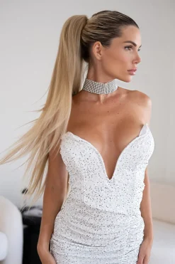 Hot Coda #22h/60 liscia con Coulisse Biondo Caldo con meches Code Per Bionde