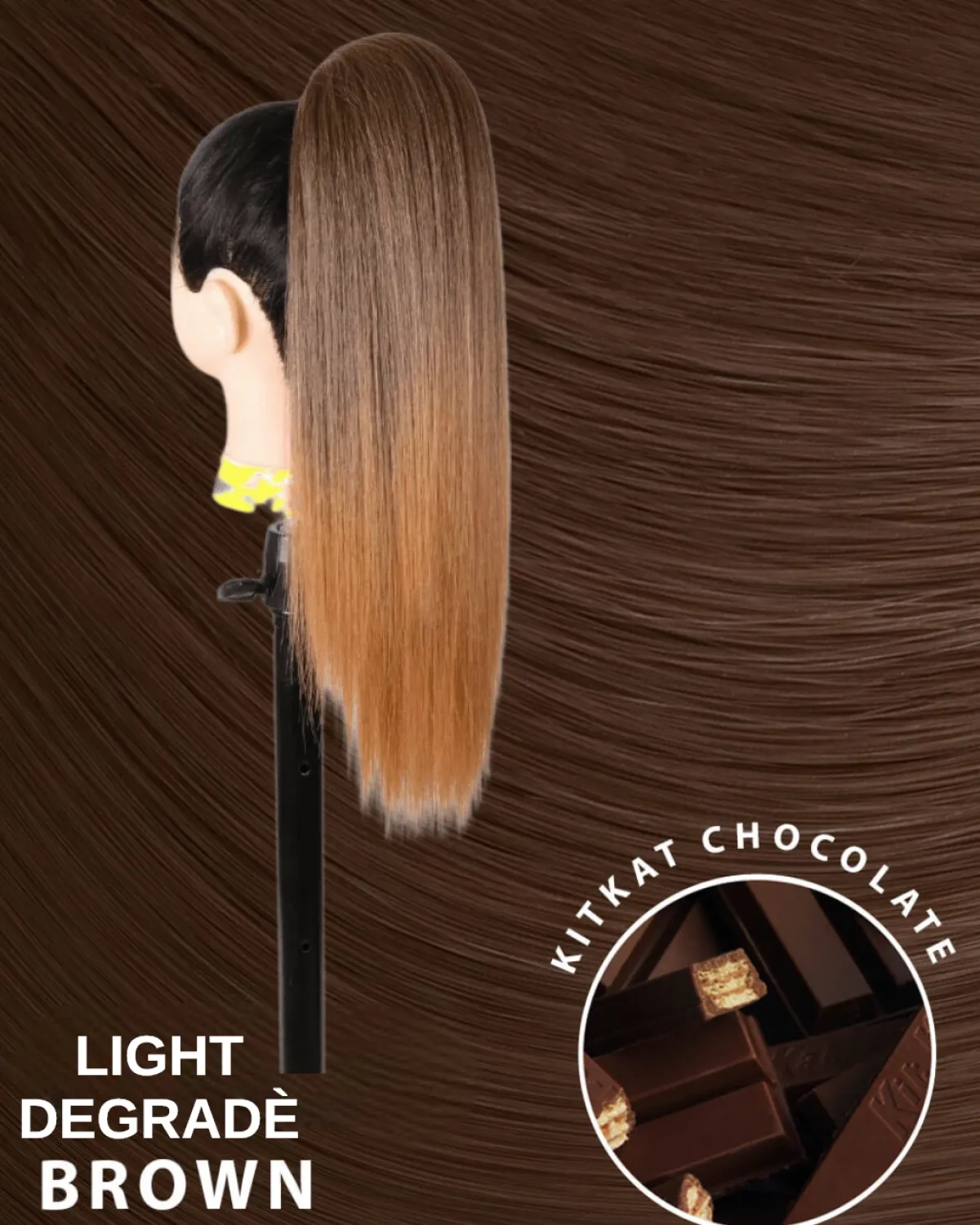 Hot Coda liscia 50cm con Coulisse vari colori Code Basi Nere|Code Per Bionde