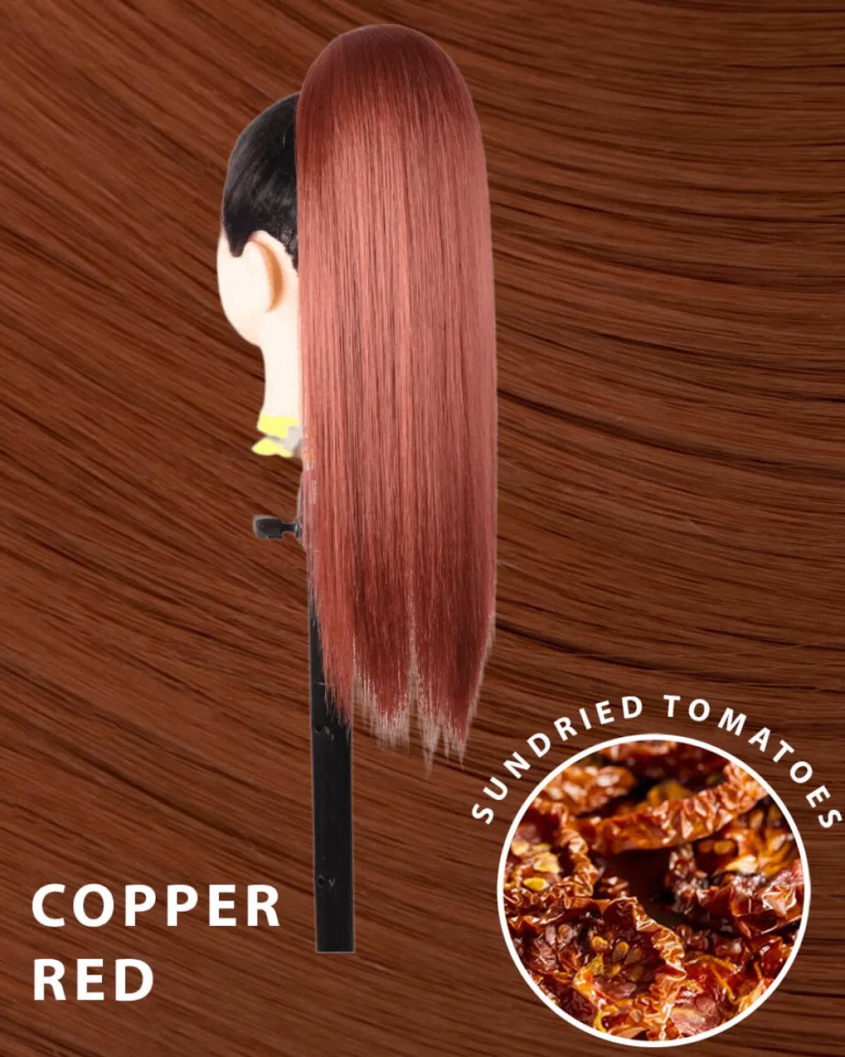Hot Coda liscia 50cm con Coulisse vari colori Code Basi Nere|Code Per Bionde
