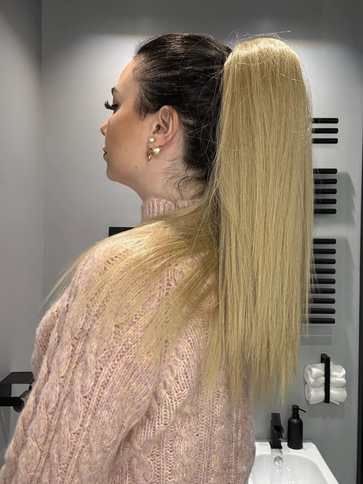 Hot Coda liscia 50cm con Coulisse vari colori Code Basi Nere|Code Per Bionde