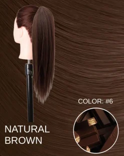 Hot Coda liscia 50cm con Coulisse vari colori Code Basi Nere|Code Per Bionde