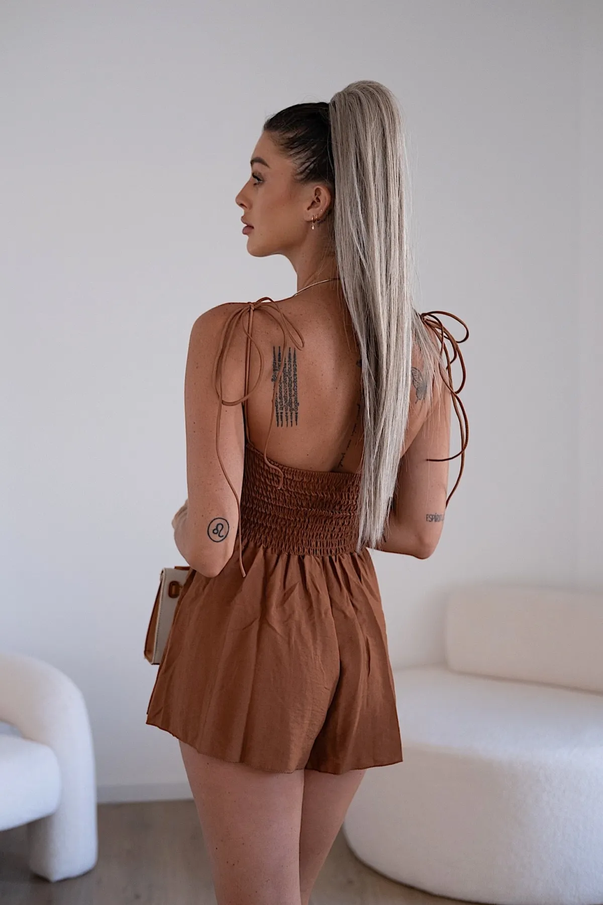 New Coda liscia con Coulisse Baby Blonde Code Per Bionde