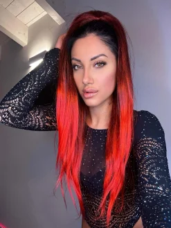 New Coda liscia con Coulisse Rosso Degradè Code Basi Nere|Code Basi Rosse