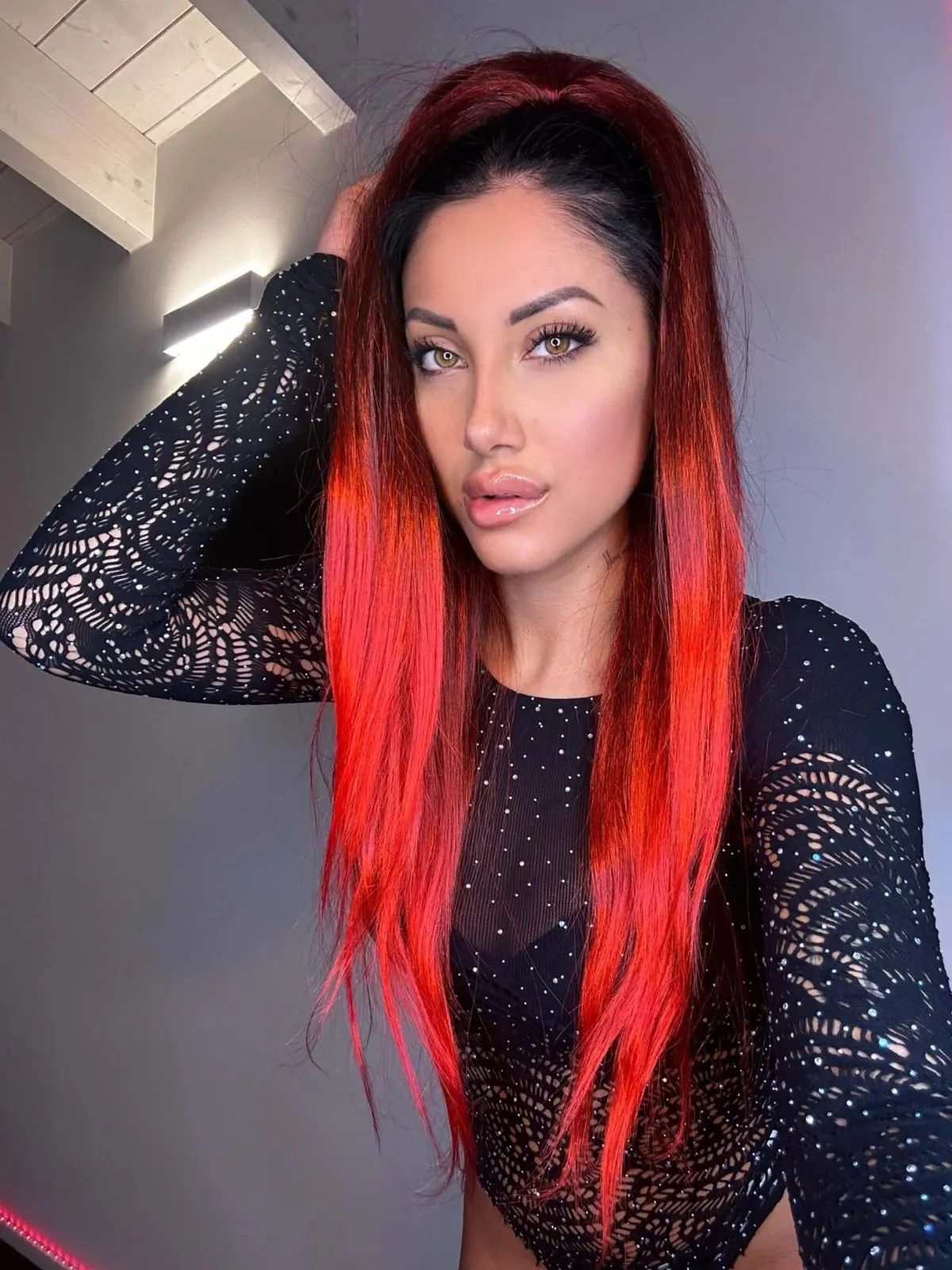 New Coda liscia con Coulisse Rosso Degradè Code Basi Nere|Code Basi Rosse