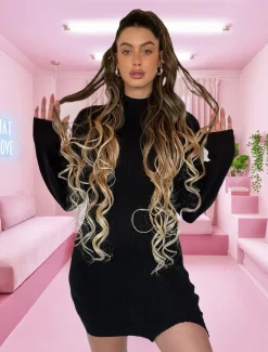Fashion Coda mossa biondo degradè 90cm Code Per Bionde|Code Basi Castane