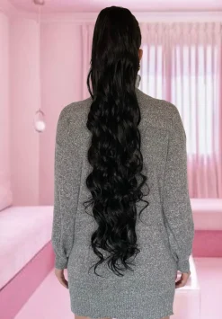 Hot Coda mossa nera 90cm Code Basi Nere