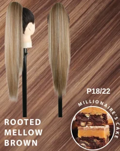 Best Coda #p18/22 liscia con Coulisse castano sfumata Code Per Bionde|Code Basi Castane