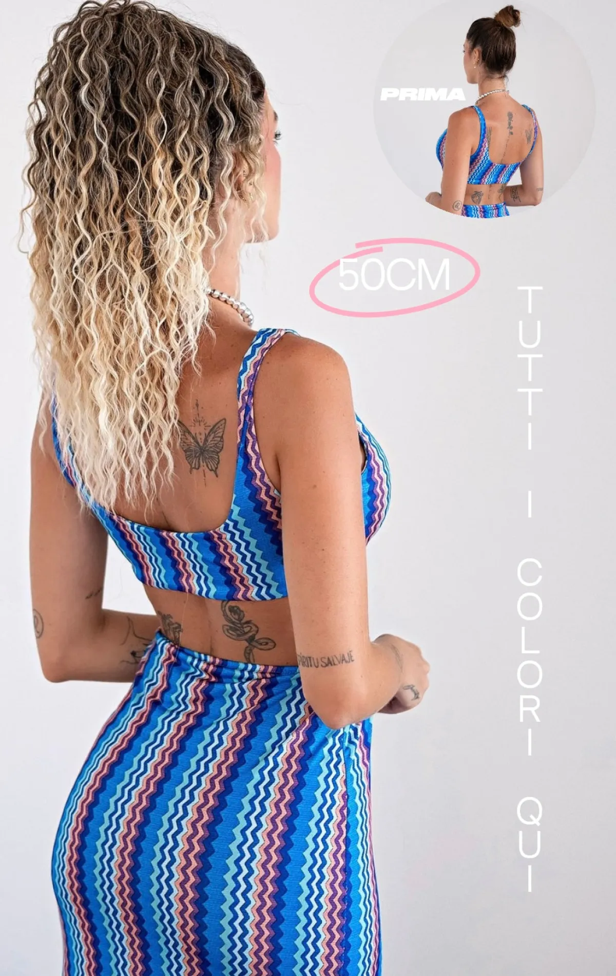 Outlet Coda riccia 50cm con Coulisse vari colori Code Basi Nere|Code Per Bionde