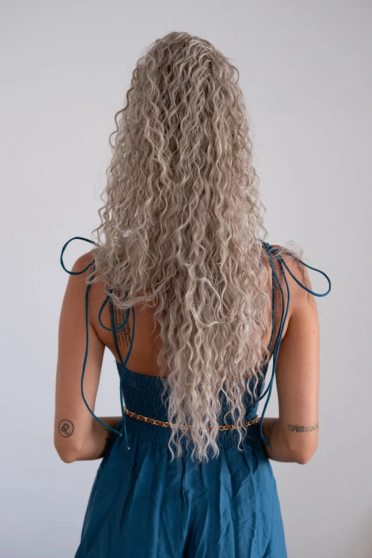 Clearance Coda riccia con Coulisse Baby Blonde Code Per Bionde