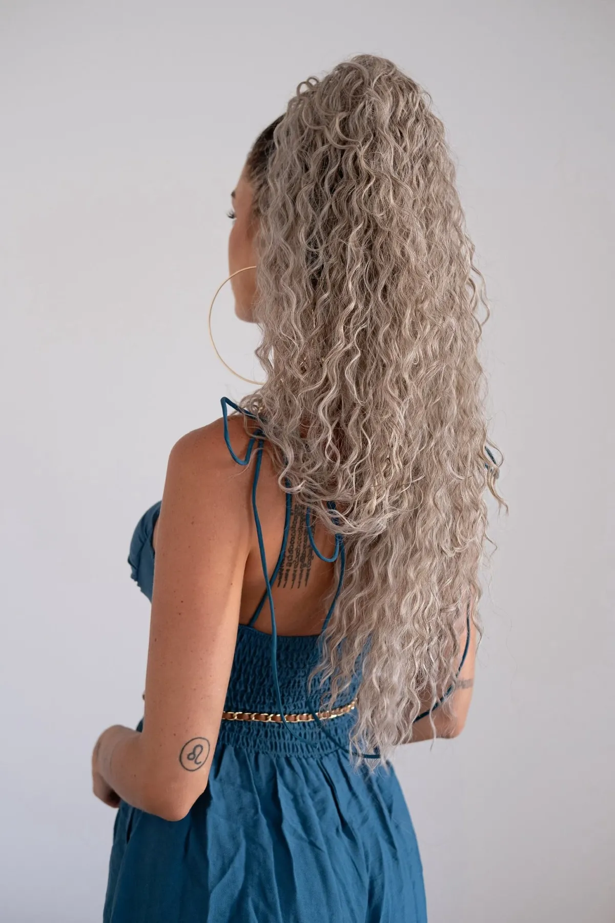 Clearance Coda riccia con Coulisse Baby Blonde Code Per Bionde