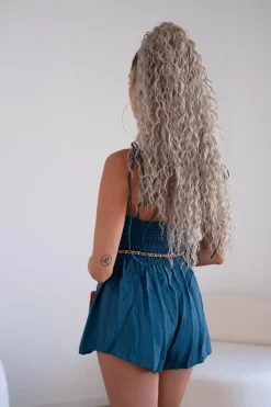 Clearance Coda riccia con Coulisse Baby Blonde Code Per Bionde