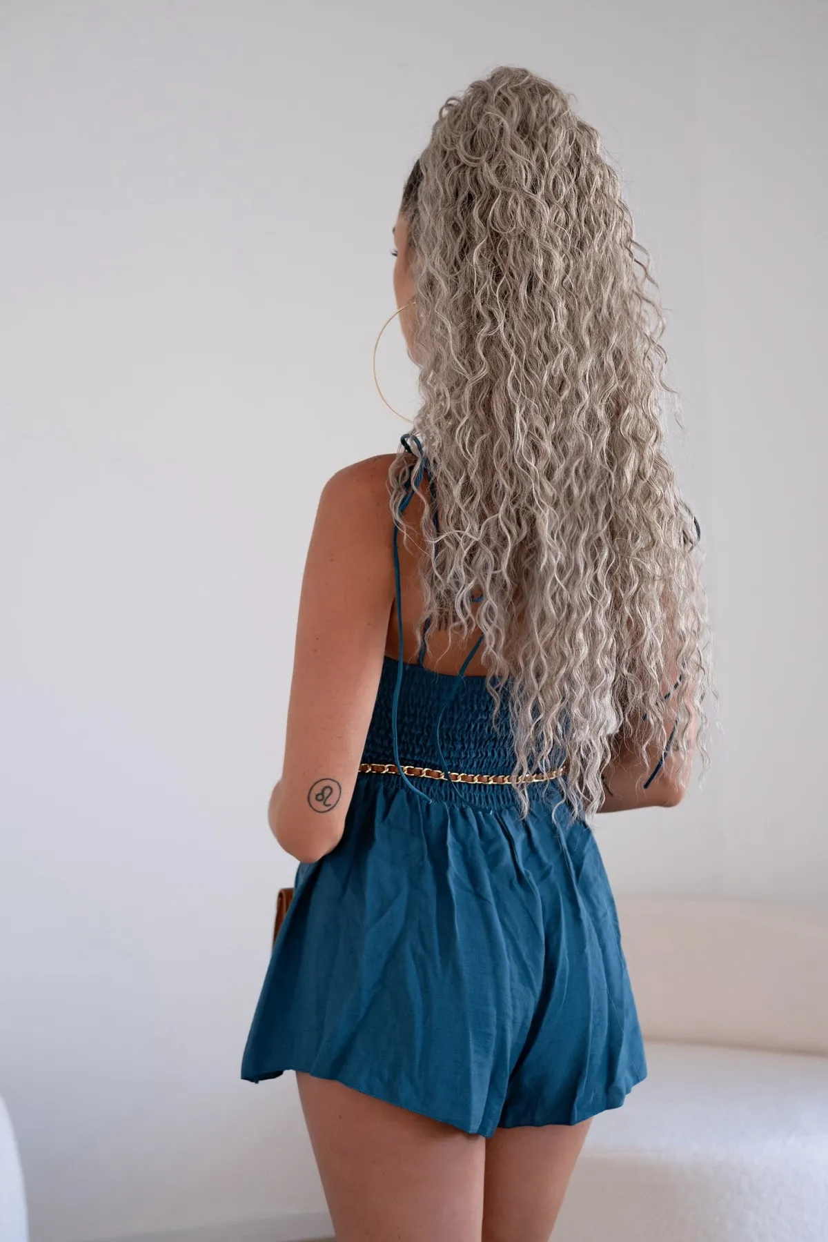 Clearance Coda riccia con Coulisse Baby Blonde Code Per Bionde