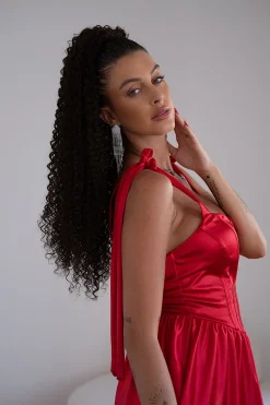 Fashion Coda Riccio afro con coulisse vari colori Code Per Bionde