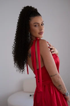 Fashion Coda Riccio afro con coulisse vari colori Code Per Bionde