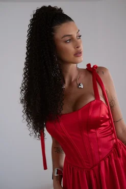 Fashion Coda Riccio afro con coulisse vari colori Code Per Bionde