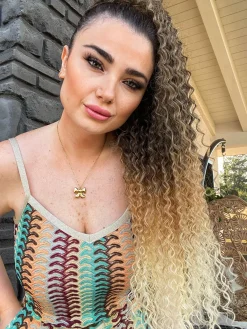 Fashion Coda Riccio afro con coulisse vari colori Code Per Bionde