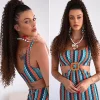 New Coda #t2/30 Riccio afro con coulisse castano degradè Code Basi Castane
