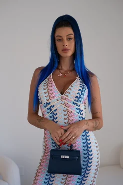 Fashion Coda #t1b/blu liscia con Coulisse Nero/Blu Degradè Code Basi Nere