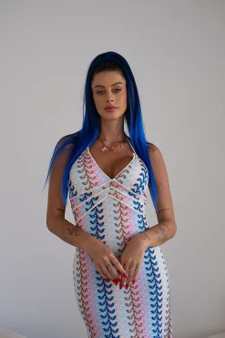 Fashion Coda #t1b/blu liscia con Coulisse Nero/Blu Degradè Code Basi Nere