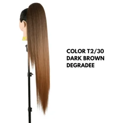 Best Coda #t1b/30liscia con Coulisse Castano Degradè 90cm Code Basi Castane
