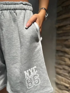 Sale Completo NYC Brooklyn 86 Grigio Melange Completi & Tute