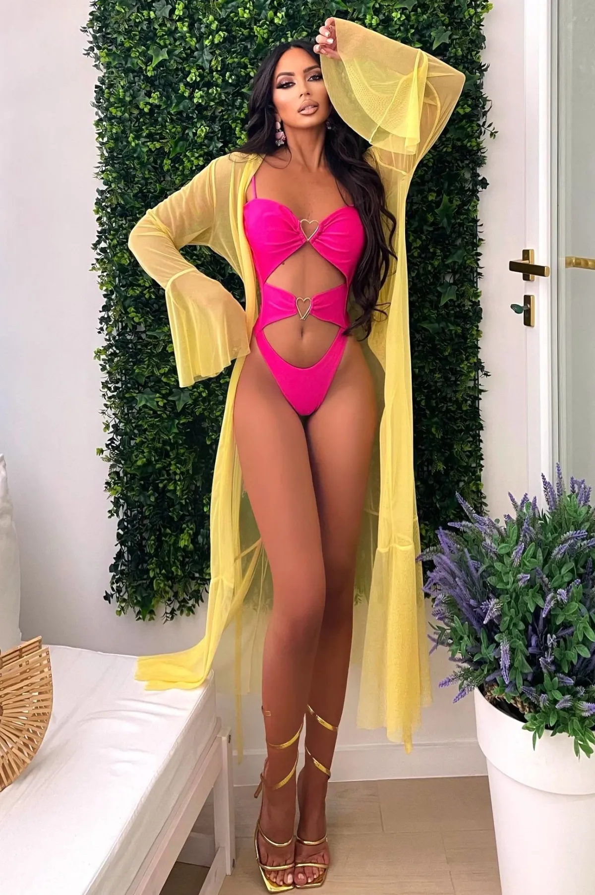 Hot Copricostume in velo giallo Bikini|Bikini