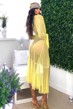 Hot Copricostume in velo giallo Bikini|Bikini