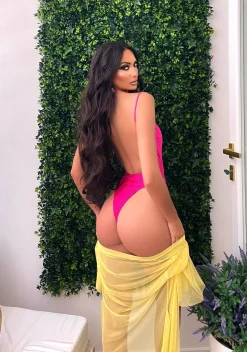 Hot Costume intero con cuore fuxia Bikini|Bikini