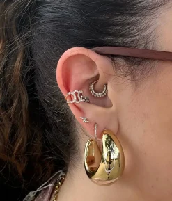 Discount Ear cuff celine oro Orecchini