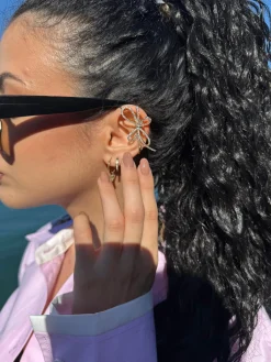 Fashion Ear cuff con fiocco Orecchini