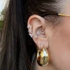 Outlet Ear cuff farfalle oro Orecchini