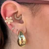 Clearance Ear cuff fiorellino oro Orecchini