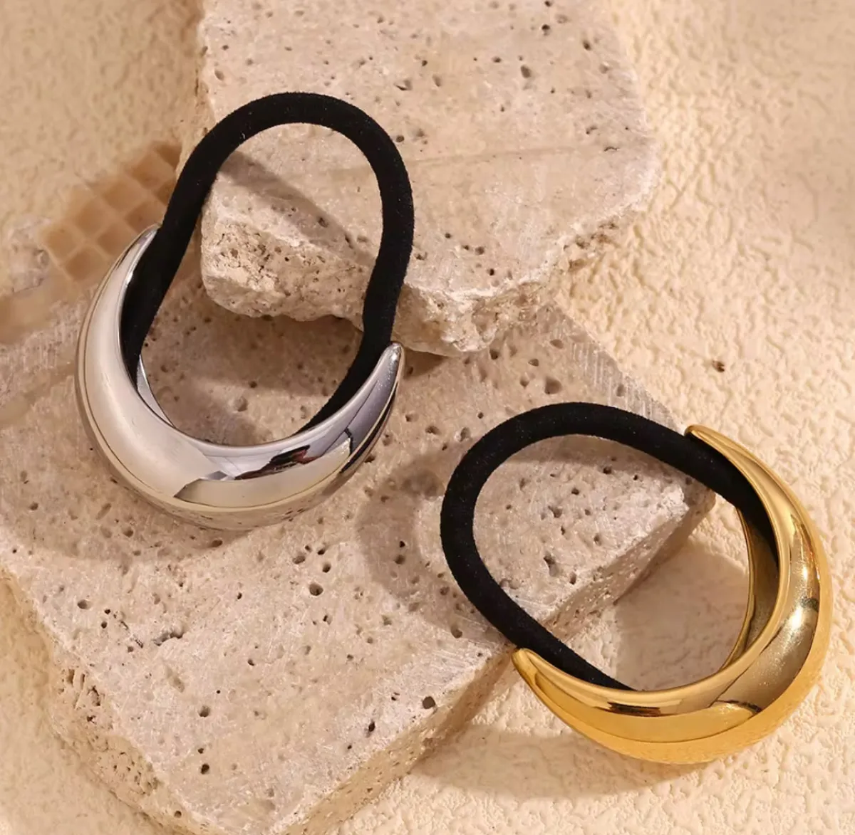 Outlet Elastico per capelli a Mezzaluna bombata Accessori Per Code|Bikini