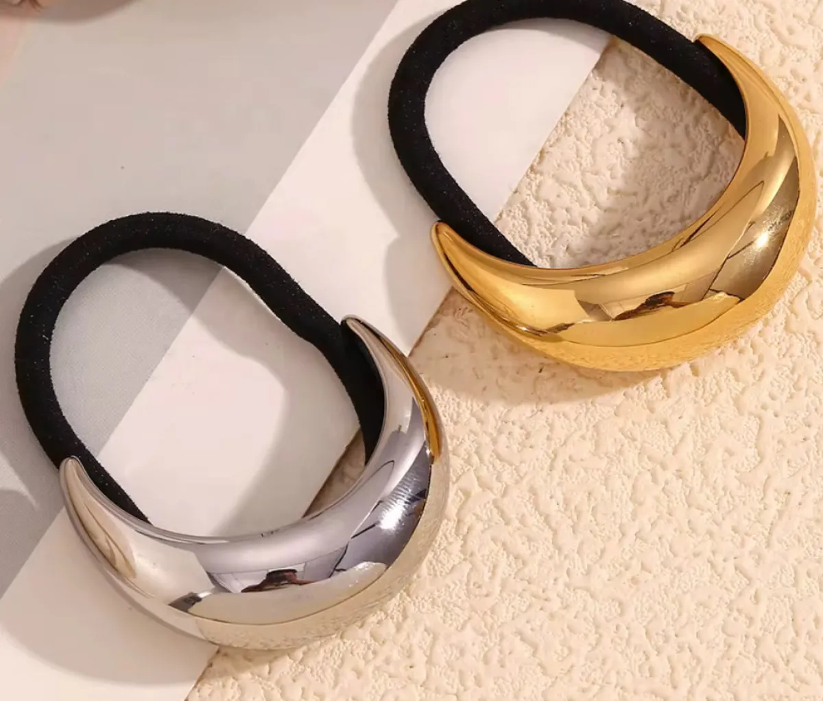 Outlet Elastico per capelli a Mezzaluna bombata Accessori Per Code|Bikini