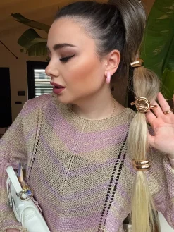 Best Elastico per capelli con fiore Accessori Per Code|Bikini