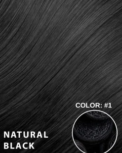 Best Extension 7 clip liscia nero Extension Nere|Code Basi Nere