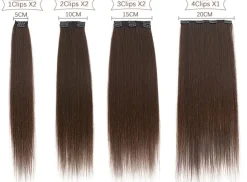 Best Extension 7 clip liscia nero Extension Nere|Code Basi Nere