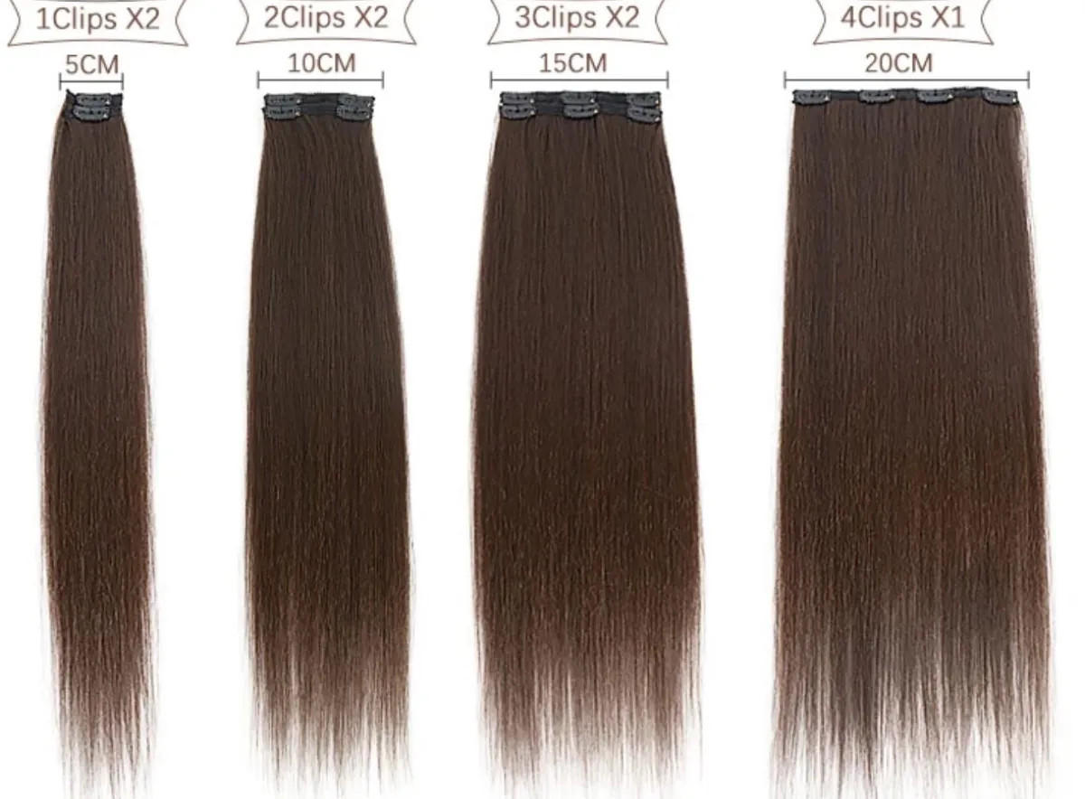 Best Extension 7 clip liscia nero Extension Nere|Code Basi Nere