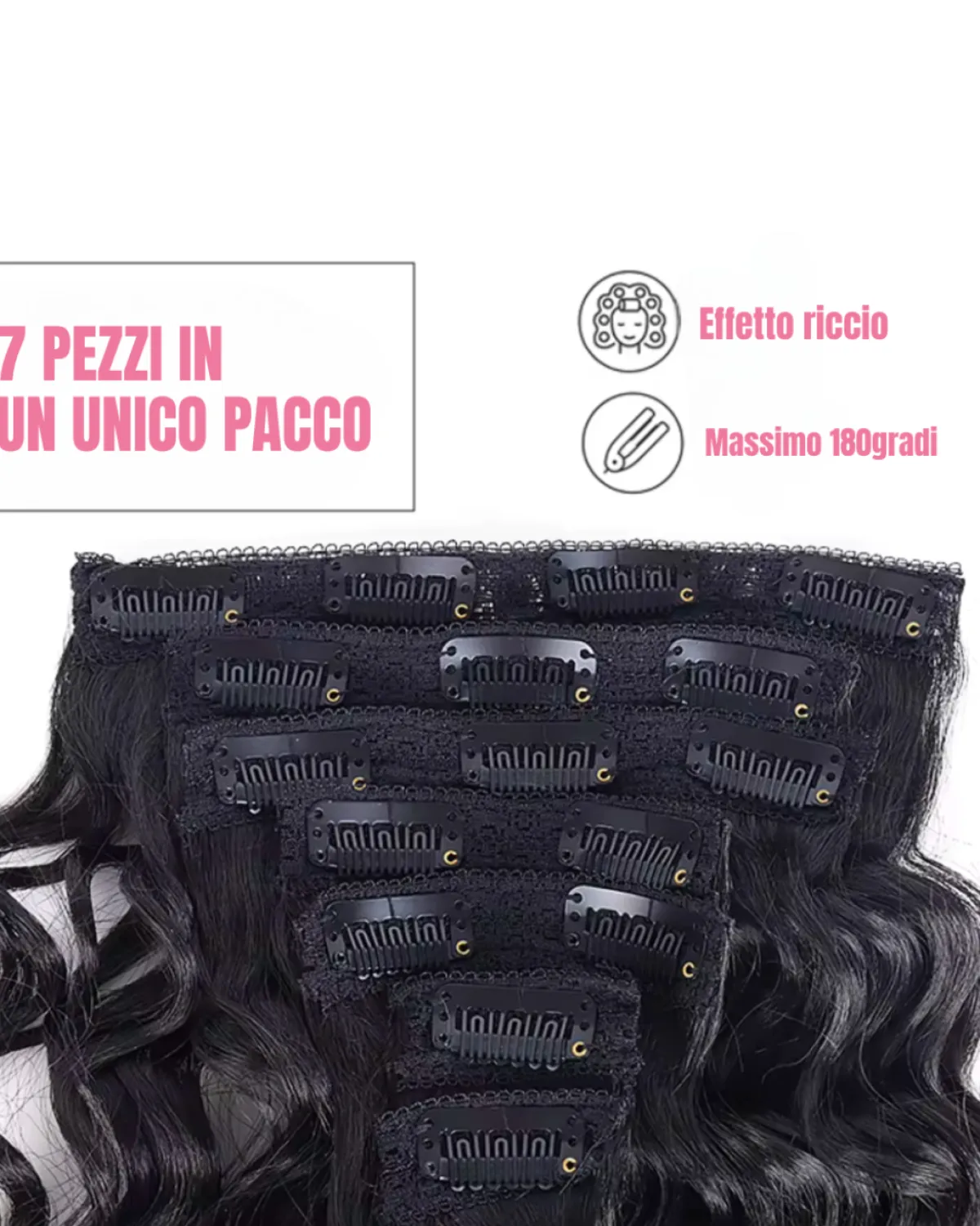 Fashion Extension 150G 7 Clip Riccio Morbido vari colori Quali Prendere: