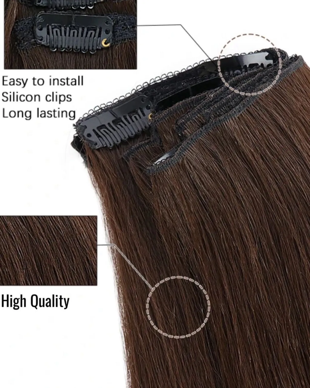 Best Extension 150gr 7 clip biondo Degradè liscio 60cm Code Per Bionde|Code Basi Castane