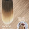 Hot Extension 228gr 7 clip biondo Degradè liscio 60cm Extension Bionde|Code Per Bionde