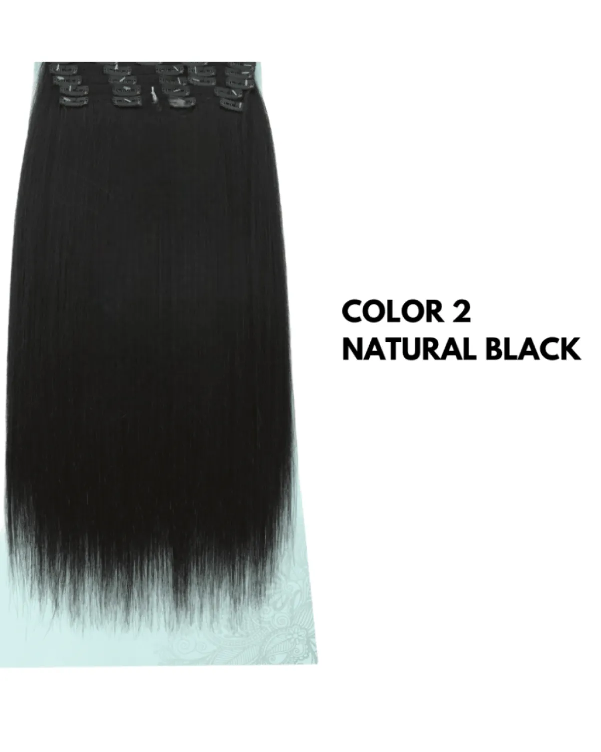 New Extension 228gr lisce 7 clip vari colori Extension Bionde|Extension Nere