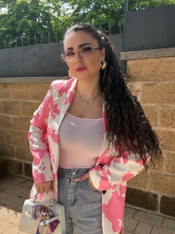 Sale Giacca pink white Giacche E Cardigan