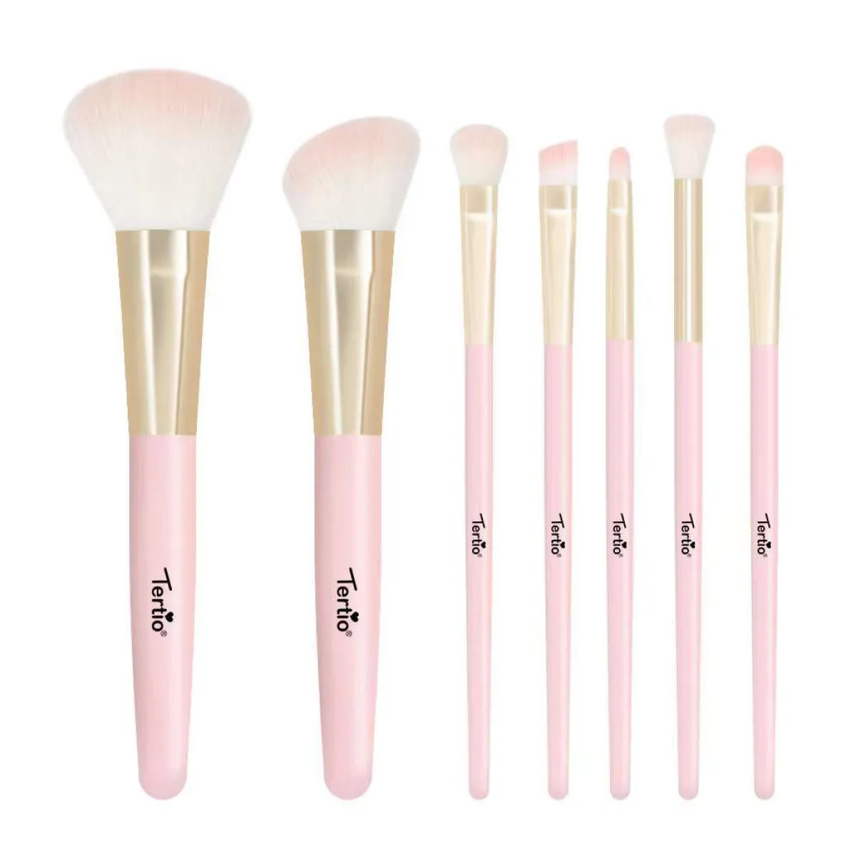 Sale Kit 7 Pennelli Make Up rosa Make-up