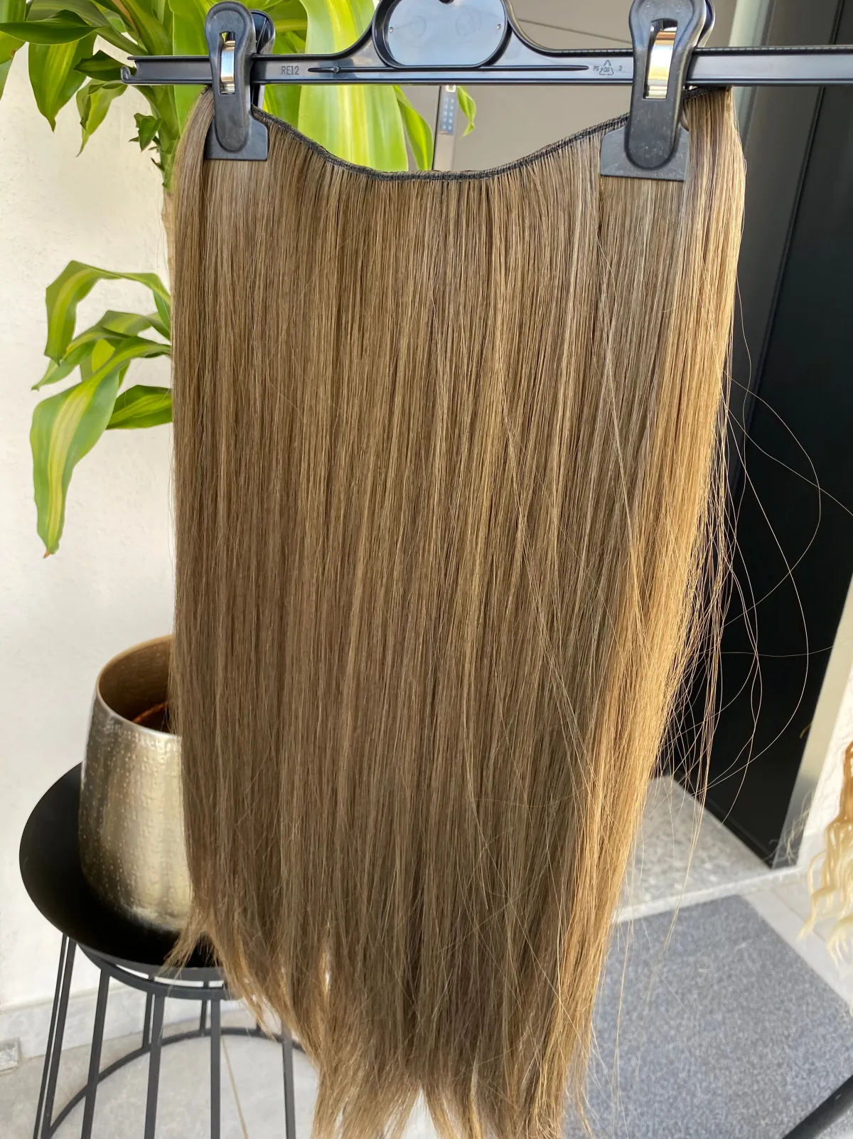 Best Maxi fascia castano freddo con clip Extension Castane