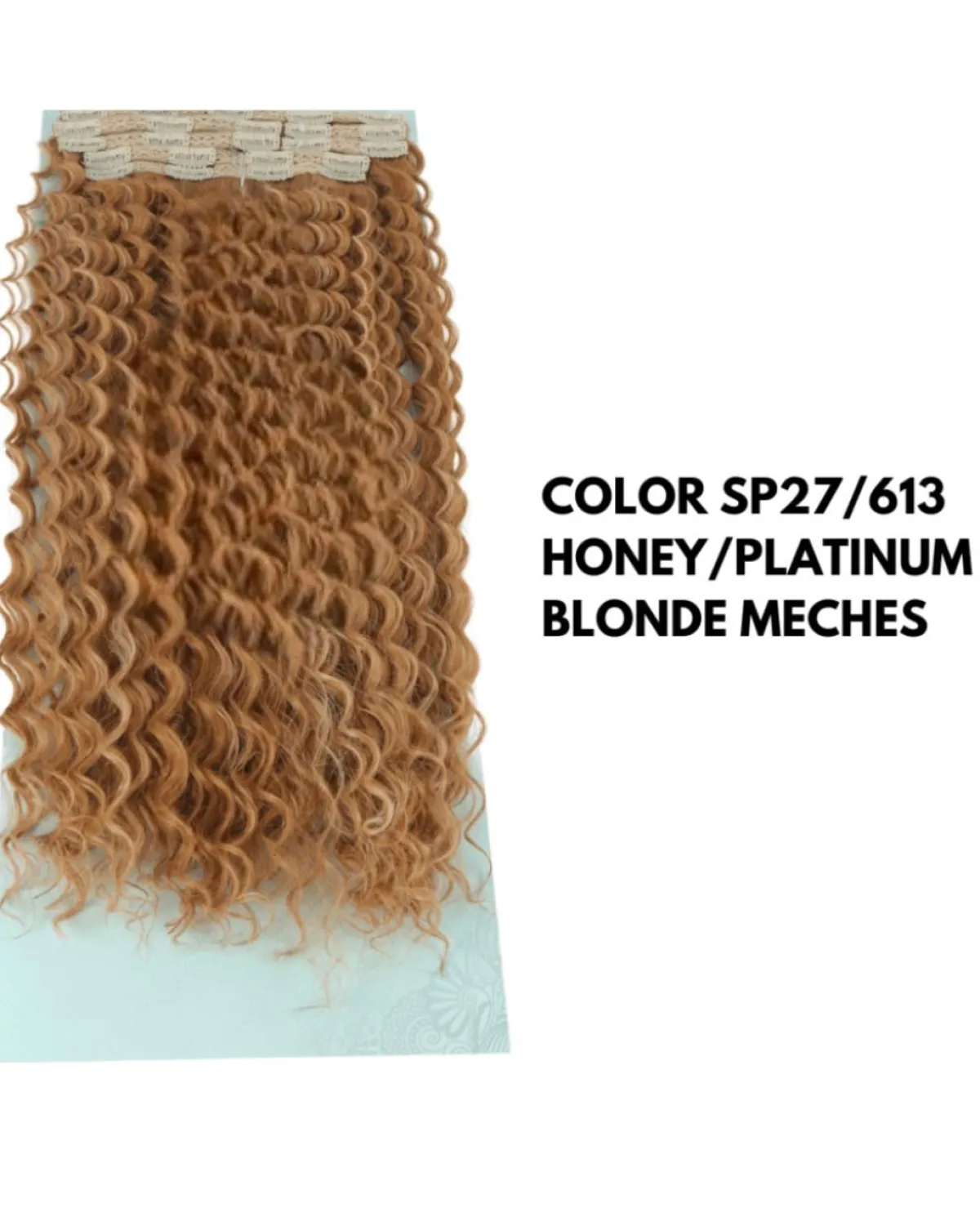 Hot Maxi fascia onde morbide con clip castano sp27/613 Extension Rosse|Extension Castane