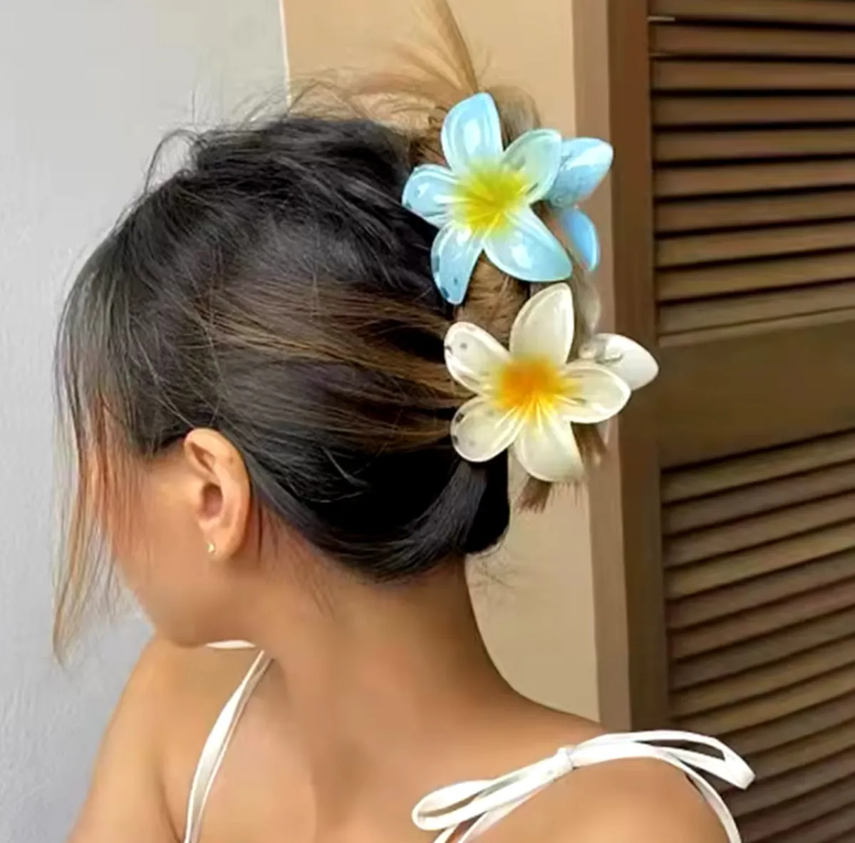 Best Mollettone per capelli a forma di fiore Accessori Per Code|Bikini